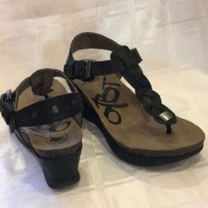 OTBT Black Graceville Wedge Sandal